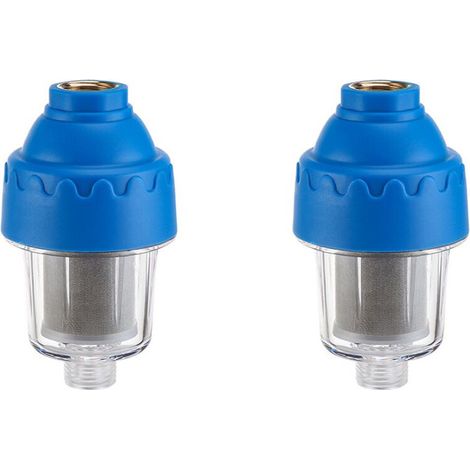 2X Purificateur D'Eau Robinet Filtres Douche Pomme de Pulvérisation Machine à Laver Robinet Crépine Cuisine Salle de Bains Toilettes Accessoires