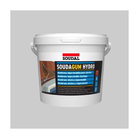 membrana impermeabilizzante 'soudagum hydro' soudal 5 kg - col. bianco