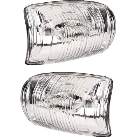 Rétroviseur Extérieur Feu Indicateur V6 BK31 13B382 AB Compatible Ford Transit 150 250 350HD, Lampe Clignotant Latérale, 1 Paire, Remplacement Direct, Noir (1/5)
