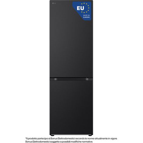 LG Frigorifero Combinato Total NoFrost Door Cooling 344 Litri Nero