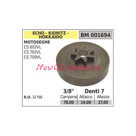 ECHO Kettensägenmotor Ritzel CS 602VL 702VL 750VL 3/8' Zähne 7 001694