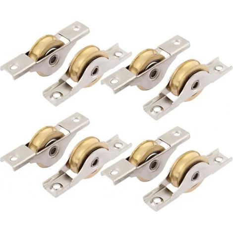 Armoire porte coulissante Rouleau châssis de fenêtre Poulie 8Pcs