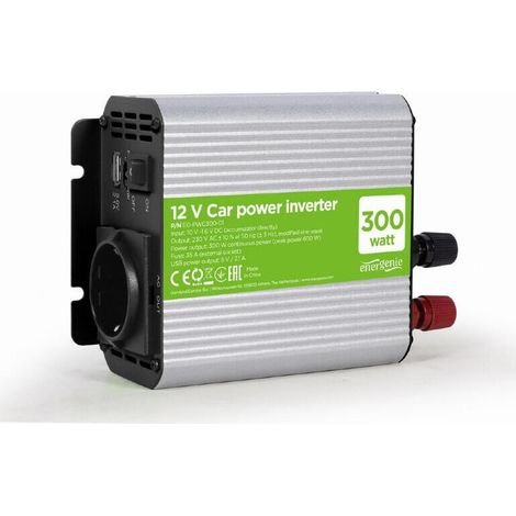 Power Inverter Car 12v 300wEg-Pwc300-01 Gembird (1/4)