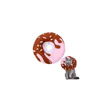 Collerette de Protection pour Chat Collier de Récupération Souple Anti Grattage et Anti Léchage Confortable et Mignon pour Chiens et Chats (M)