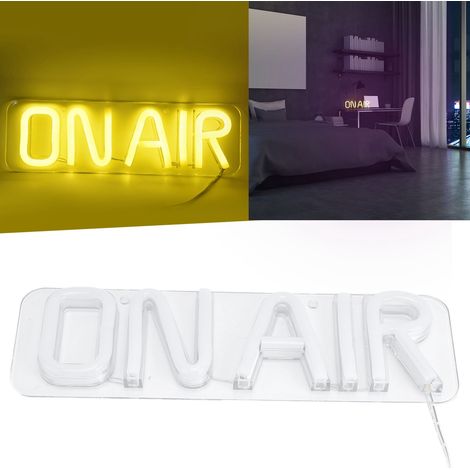 Lampe néon LED ON AIR murale, veilleuse pour la décoration de magasins, bureaux et restaurants (alimentation USB) (1/5)
