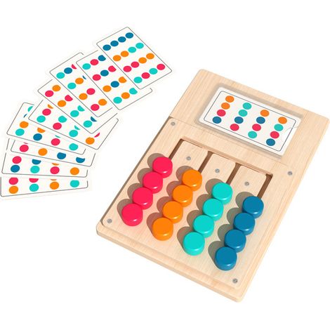 Jeu De Cartes En Bois - Jeu D'Activité Cognitif Et Motricité Fine - Pour Seniors Et Personnes Avec Demence - 12 Cartes Double Face