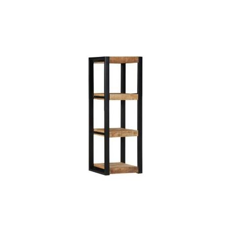 Étagère murale 35x35x100 bois de manguier brut massif (1/5)