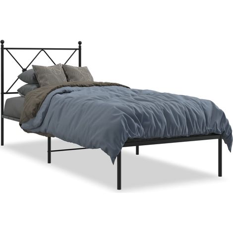 Maison Exclusive - Estructura cama sin colchón con cabecero metal (1/5)