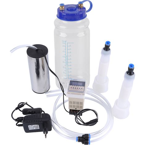 Trayeuse électrique portable 2L avec contrôleur d'impulsions pour vaches, prise UE 100-250V