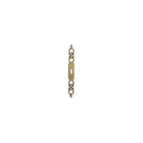 Poignée de porte d'entrée zamac – Décor bronze – Sens universel – Dimensions 185mm x 21mm – Vendu à l'unité – Fosun
