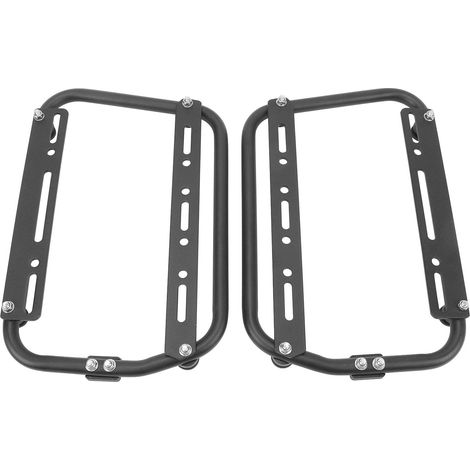 Supports Latéraux de Moto, Rangement de Bagages Robuste en Alliage D'aluminium, capacité de Charge Supplémentaire, Compatible avec la Plupart des Boîtes Latérales Rigides, (1/4)