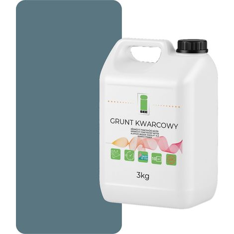 Imprimación de cuarzo para yeso de silicona, 3 kg, gris pizarra F136 (1/5)