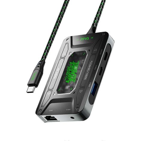 Adaptateur audio Piva Type C, station d'accueil, convertisseur pour casque DS7