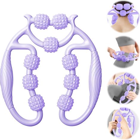 Rouleau de Massage Musculaire des Jambes, Rouleau de Massage Anti-Cellulite 360 °, Rouleaus de Massages des Jambes, Rouleaus de Massages 360, Soulage la Fatigue (1/5)
