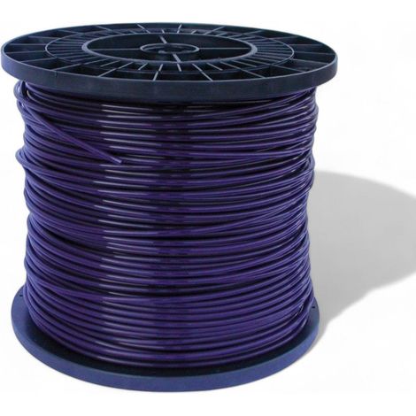 Filo nylon seghettato per decespugliatore viola 3,3 mm resistente e durevole lunga durata bobina 200 metri (1/2)