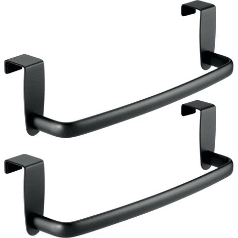 Organisateur de rangement pour porte-serviettes en fil métallique en acier - Accrochez-vous à une armoire ou à une porte - Porte-serviettes pour la cuisine - Peut contenir des essuie-mains