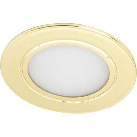 LED Einbauleuchte SL-Mono Spot 4000K neutralweiß, vermessingt glänzend (1/5)