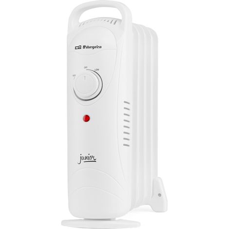 Radiador de aceite Orbegozo RO 720, 5 elementos caloríficos, termostato regulable, 700 W (1/5)