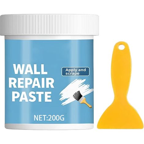 Kit de Réparation Murale Enduit imperméable pour cloison sèche avec spatule Agent de réparation pour murs - kit complet pour Fissures, Trous, Rénovation Domestique, Cuisine, Salle de Bains (1/5)
