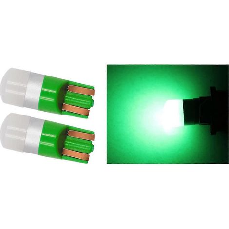 Lot de 2 ampoules LED SMD 3030 T10 W5W pour feux de gabarit, plafonniers et lampes de porte de voiture. (1/5)