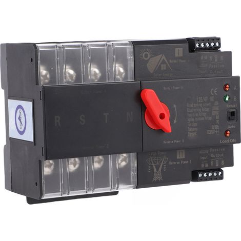 Commutateur transfert automatique 4P 100A ATS – Photovoltaïque réseau auto, puissance (1/5)