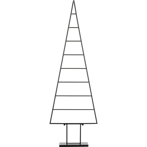 Mica Decorations Sapin de Noël décoratif Noir H152xl15xL50cm (1/4)