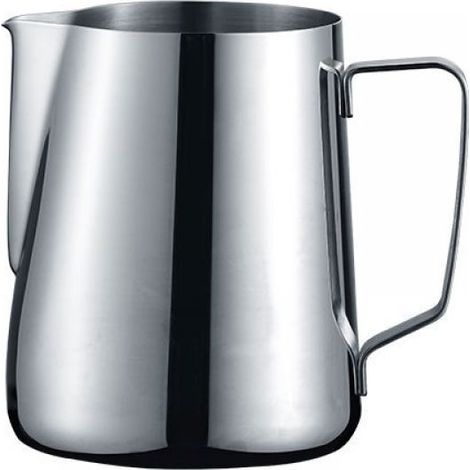 1 Jarra para espumar leche, accesorio para espresso, espumador de acero inoxidable, taza para uso barista y doméstico. (1/5)