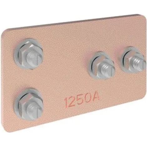 Dérivation cuivre, quadro evo 1250A (jeu de 4) - HAGER UC9125T