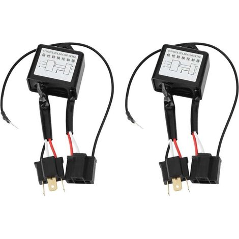 LED negative converter, 2 pieces, negative polarity switch, beam adapter, reverse polarity for H4 (1/5)
