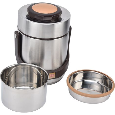 Boîte à lunch isotherme de 1500 ml en acier inoxydable, boîte à repas sous vide de type bento pour adultes (1/5)