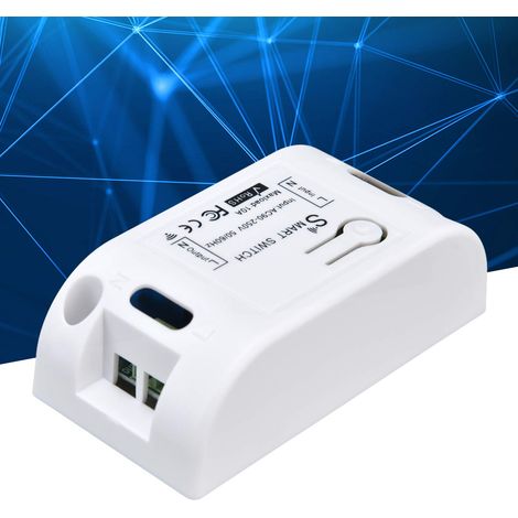 Intelligenter Punkt-zu-Punkt-Leistungsschalter mit WLAN-Netzwerksteuerung, Fernbedienung per Mobiltelefon und Zeitschaltuhr, RFAC 90–250 V (1/5)