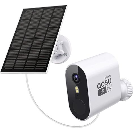 2K QHD Camera Surveillance WiFi Exterieure sans Fil, pour Base, Nécessaire pour l'utilisation avec Base, ne Peut Pas être utilisé Seul, Un Base connecté à Un Maximum de 4 caméras (1/5)