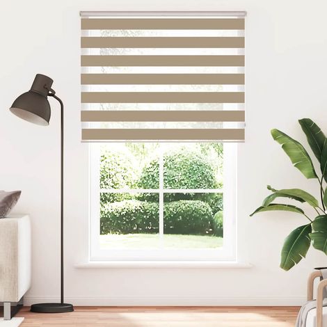 Maison Exclusive - Tenda a Rullo Zebra Larghezza Tessuto 140,9 cm Poliestere