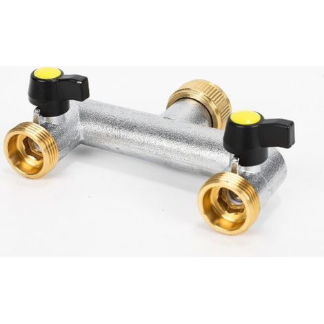 Way Garden Hose Splitter Set, Water Hose Connectors, Outdoor Individual Valve Tap Distributor for Garden Irrigation Car Washing