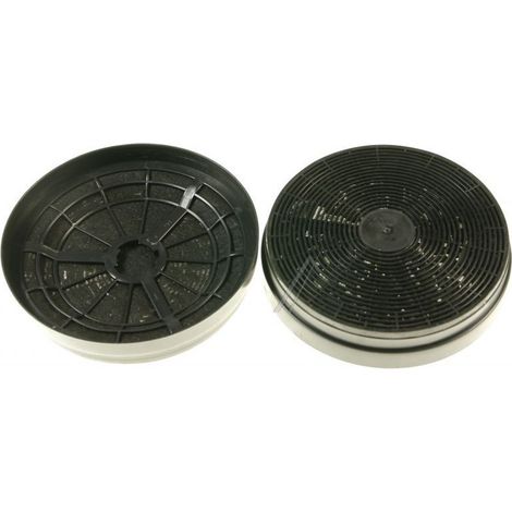 Lot de 2 filtres à charbon actif pour hotte – Dimensions 175 x 35 mm – Remplacement efficace pour modèles Oceanic (1/2)