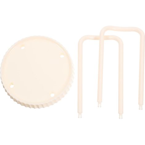 Porte-gobelets en plastique blanc laiteux pour comptoir, organisateur de tasses à café multiusage pour salle de bain et bureau (1/5)