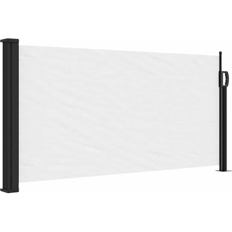 Tenda da Sole Tenda parasole Laterale Retrattile Bianco 100x500 cm (1/4)