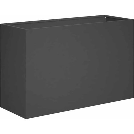 Maison Exclusive - Garten-Pflanzgefäß Schwarz 80 x 30 x 50 cm Kal (1/5)