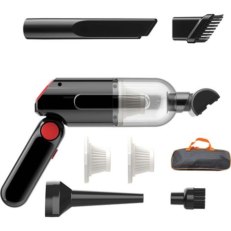 1 aspirateur sans fil pour voiture, puissance d'aspiration 5500 Pa, idéal pour poils d'animaux, usage voiture/maison/bureau (1/5)