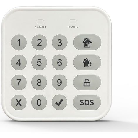 Clavier d'alarme sans Fil Compatible avec YX-800/YX-800S, Association APP, avec Support Mural pour Activation/désactivation et Gestion du Code. (1/5)