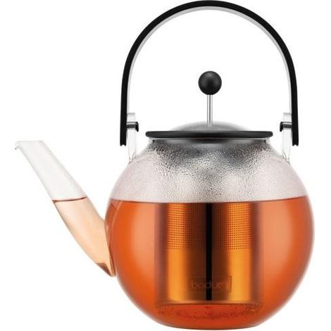 bodum ASSAM Teiera a pistone nera 1,5 litri elegante