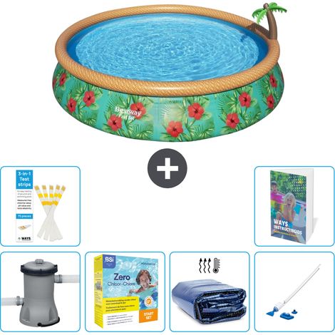 Bestway Piscina Bestway Fast Set Rotonda - 457x84 cm - 7-pezzi  S196 (1/5)