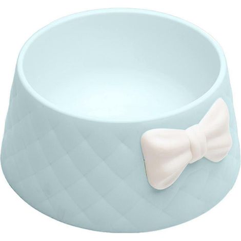 Cuenco para mascotas con diseño de pajarita, adorable cuenco decorativo para perros y gatos. (1/5)