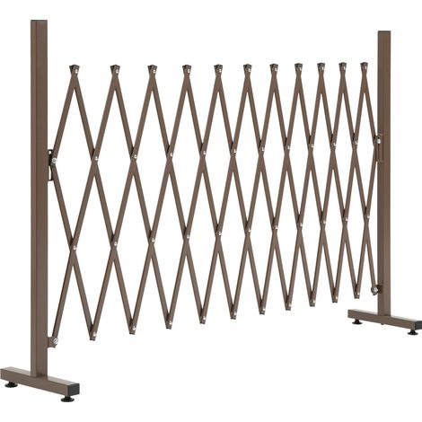 Gitter de separación extensible de aluminio marrón 35-300 cm HOMVRA (1/5)