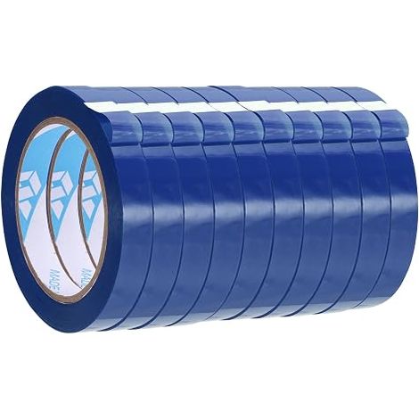 10Pcs Sacs En Poly Bandes 9/16" x 98.4 Yard Bleu Marine (1/5)