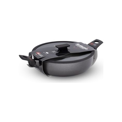 Tegame Antiaderente ad Induzione Fortezza Protection con Coperchio 24 cm (1/2)