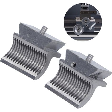Écrou de vis-mère métrique, demi-écrou 210, écrou ouvert, pas de 2,0 mm, convient aux mini-tours et aux petits tours tels que WM-210, MX-210, 816, 210400, 210750, 210800, 220600, 220750, etc. (1/5)