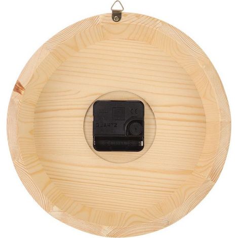 Horloge de maison, horloge de sauna en bois transparent, décoration pratique et pratique pour le salon, la salle de sport- (1/4)
