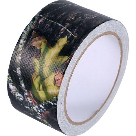 10m Ruban adhésif camouflage bionique imperméable pour camping chasse randonnée (feuillage camouflage) (1/4)
