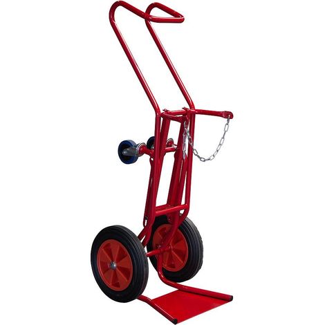 Fimm - Diable porte bouteille charge 250 kg avec béquille escamotable Diam roues PN 400 mm (1/7)
